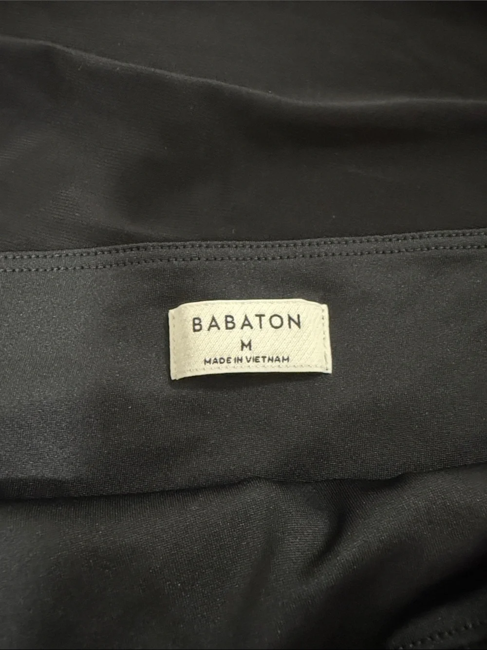 Aritzia Black One-Shoulder Smooth Matter™ Gallery Top